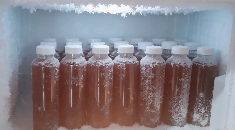 Minuman herbal ini diminum dalam keadaan dingin, terasa sejuk, bisa lepaskan dahaga tetapi tidak menimbulkan batuk 