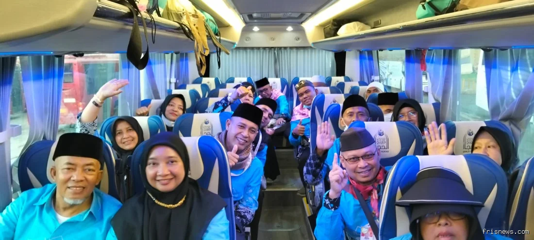 Kelompok pertama  JH Riau kembali ke tanah air  443 orang