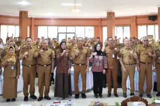 Pemkab OKI-Polteknas bekali 165 ASN bimtek  hindari kesalahan administrasi dan hukum 