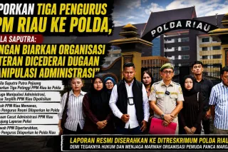 Tiga pengurus PPM Riau dilaporkan ke polisi 
