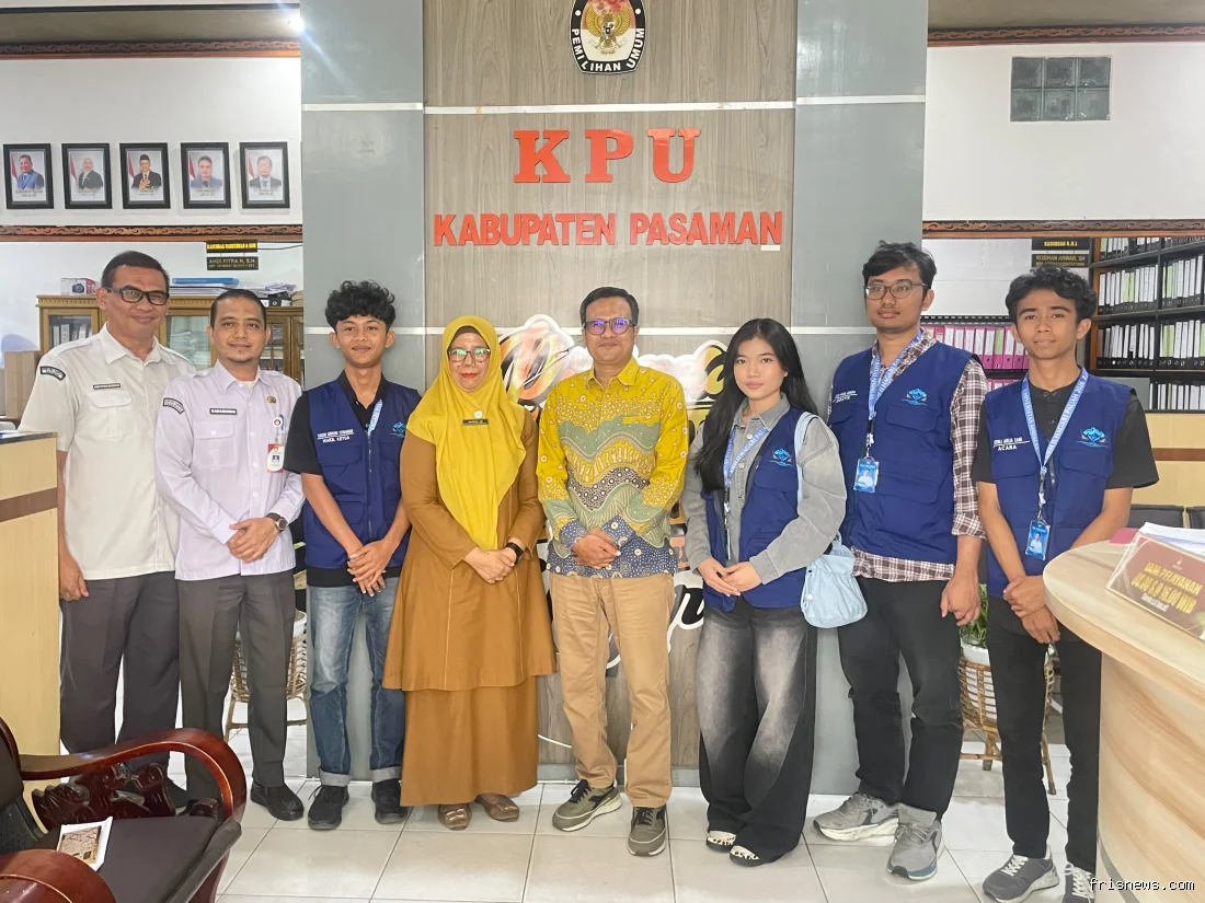 KKN Reguler II Unand- KPU Pasaman bersinergi matangkan persiapan sosialisasi pendidikan pemilih untuk siswa SMAN I Lubuk Sikaping