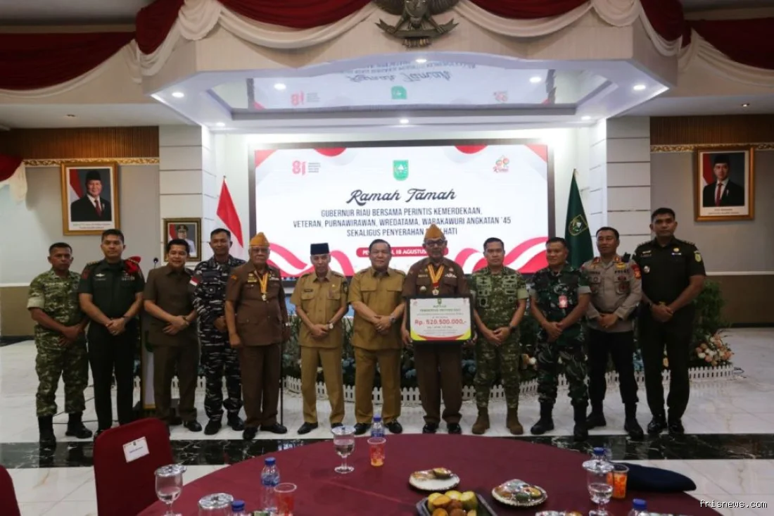 Sebanyak 347 Veteran Riau peroleh sagu hati Rp520,5 juta 