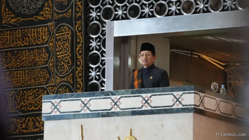 Menag: hidup damai tergantung  peran manusia menjaga alam dengan baik 