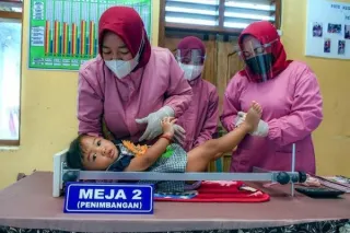 Bulan Imunisasi Kejar Nasional 1-31 Oktober sasar puluhan ribu anak